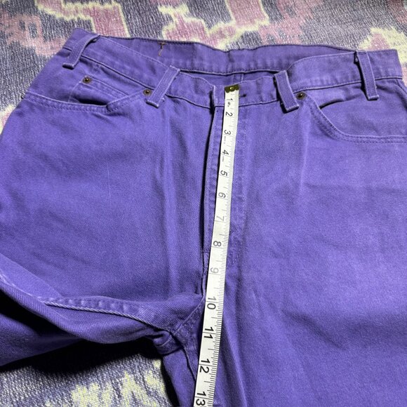 Levi's Vintage ORANGE TAB 560 Purple Denim Jeans Men's Size 33 x 30 - Picture 10 of 14
